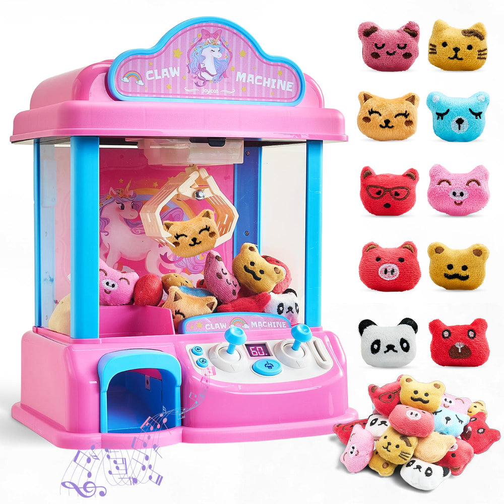 JoyCat claw machine top view inviting arcade play and family fun at home