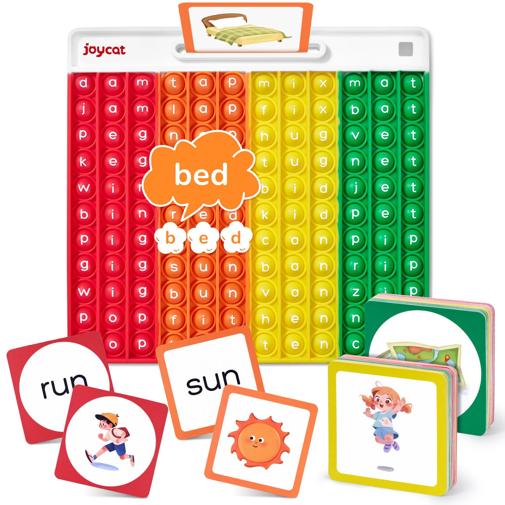 JoyCat CVC mat for interactive phonics and sound blending practice