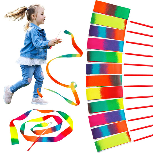 JoyCat dance ribbon multicolor 200cm for vibrant children's routines