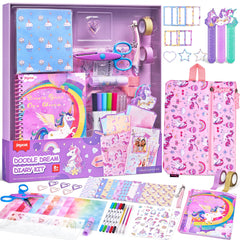 JoyCat DIY Journaling Kit with Storage Bag—neat carry-all for on-the-go crafts.