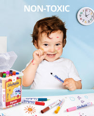 JoyCat durable storage case with handle keeps markers organized for travel.