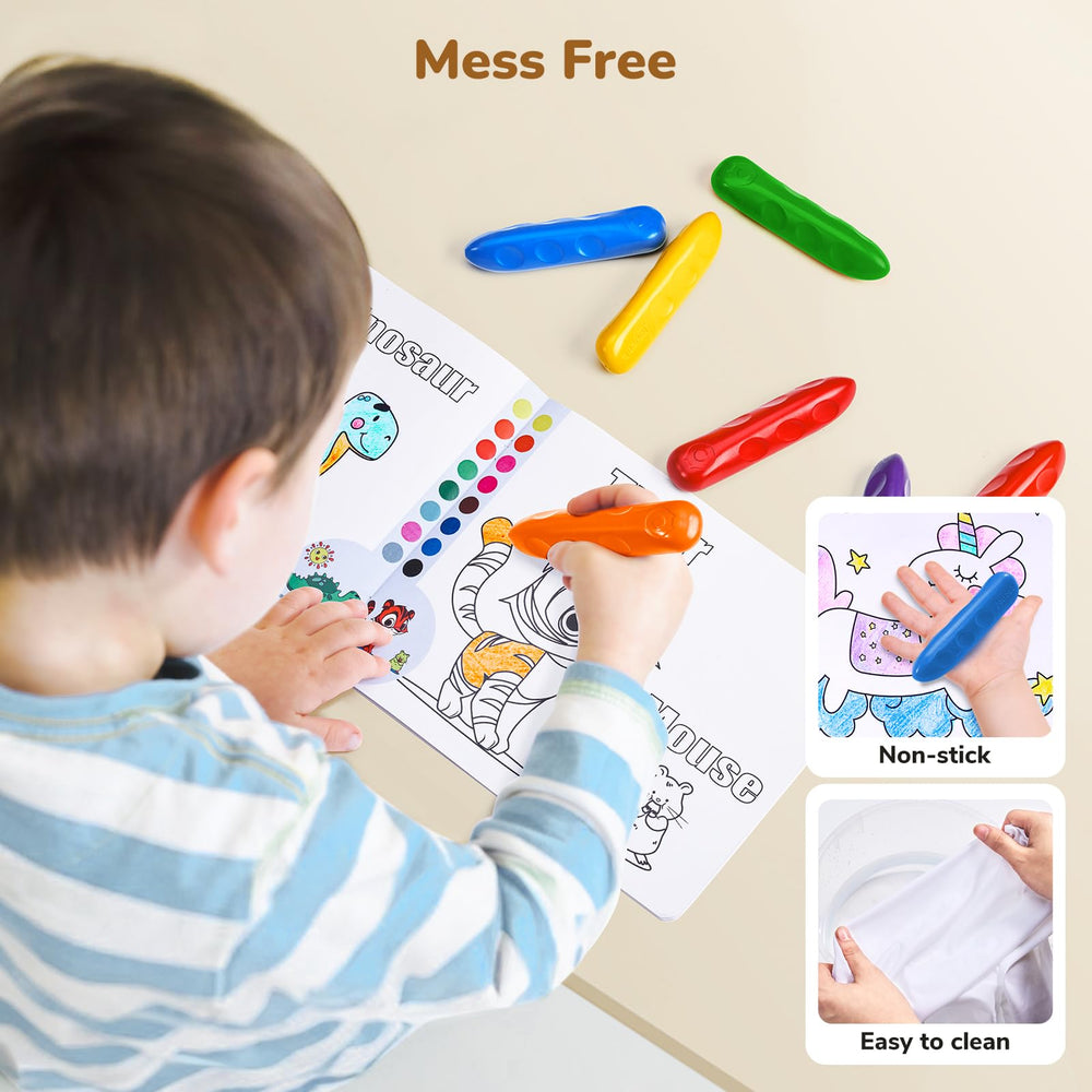 JoyCat Jumbo Crayons emphasize non-toxic safe wax for worry-free play