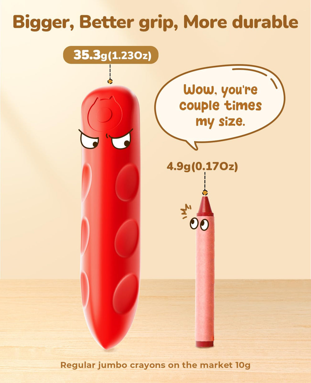 JoyCat washable pigments clean up easily from skin and surfaces