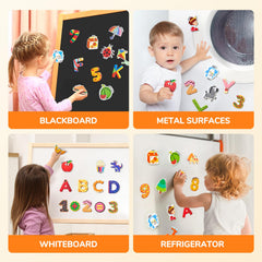 JoyCat magnets feature rounded edges for safe toddler exploration