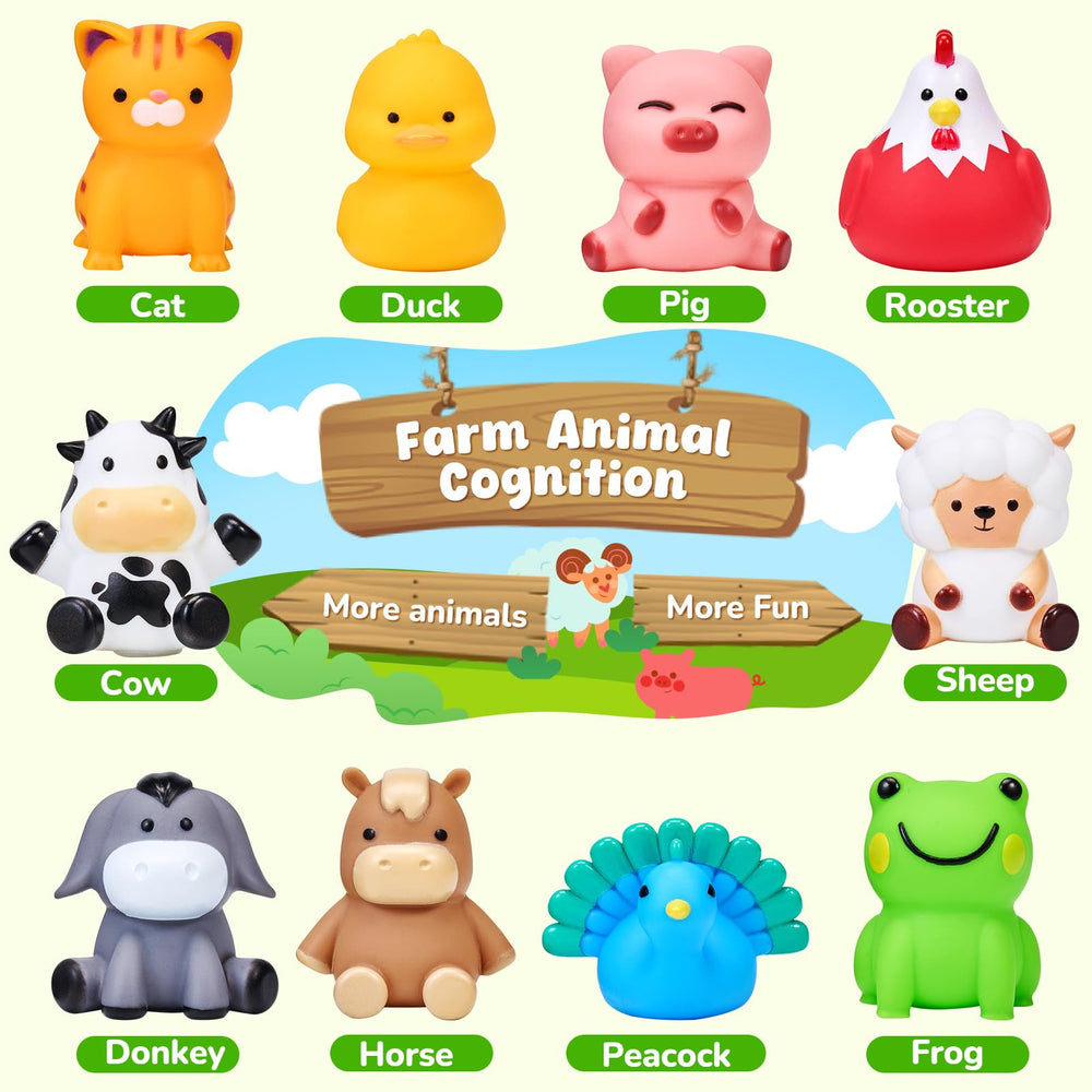 JoyCat Farm Animals Box Montessori play — hands-on sorting and cognitive exploration.