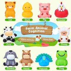 JoyCat Farm Animals Box Montessori play — hands-on sorting and cognitive exploration.