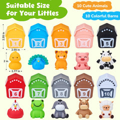 JoyCat Farm Animals Box sheep puppet — durable, soft textures for safe hands.