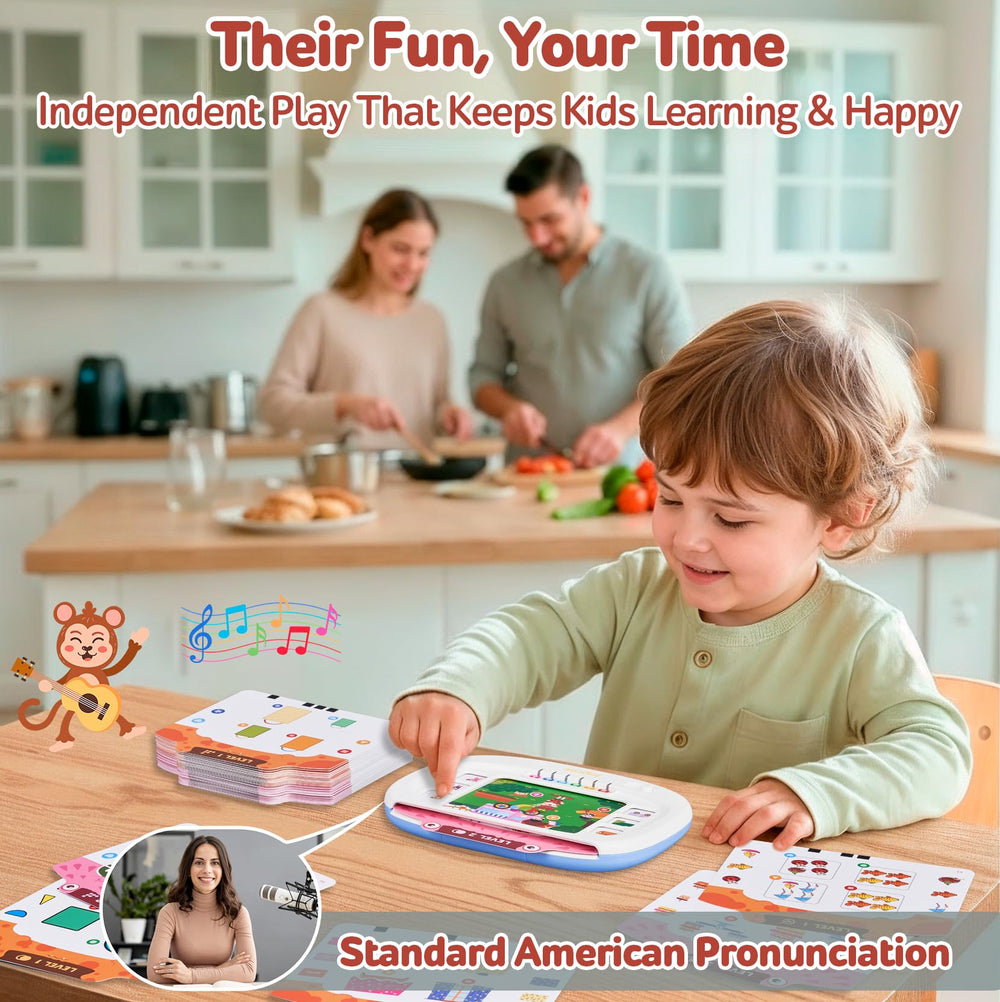 Interactive tap feedback on JoyCat logic game with cheerful praise.