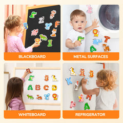 JoyCat educational fridge magnets enhance spelling and vocabulary during daily routines