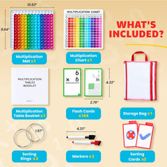 JoyCat math mat shows calculation and answer areas for precise work.