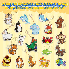 JoyCat Metal Keychains add display value to finished JoyCat crafts.