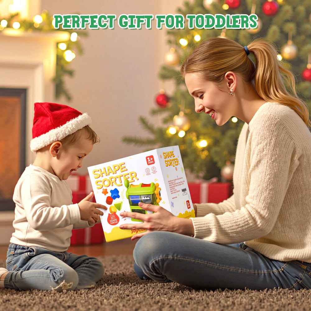 JoyCat Monster Eating The Shapes interactive play promotes hands-on exploration.