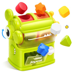 JoyCat Monster Eating The Shapes color blocks for early color recognition and tactile play.