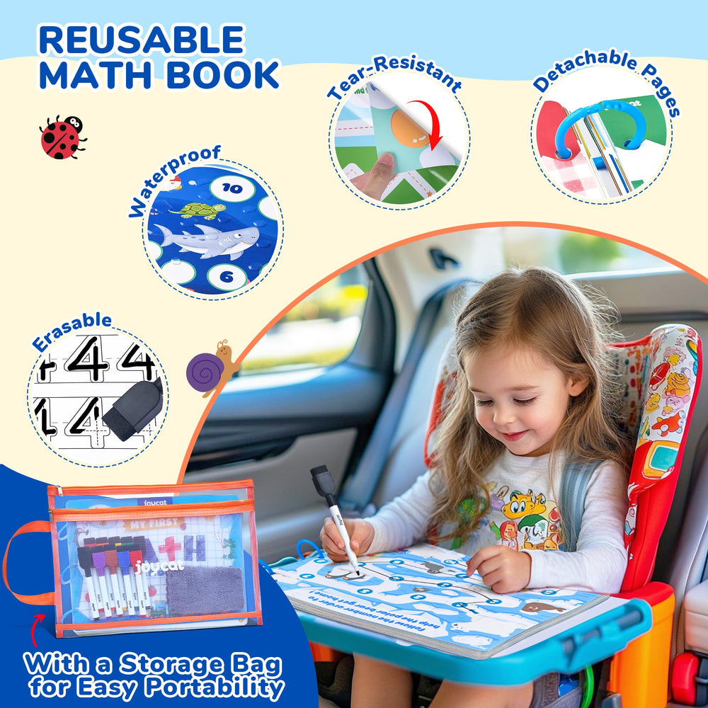 JoyCat number tracing page boosts fine motor skills and number recognition