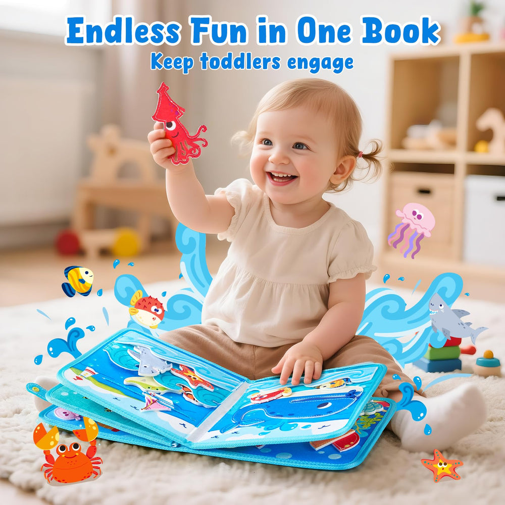 JoyCat Ocean Busy Book travel-compact design for on-the-go play
