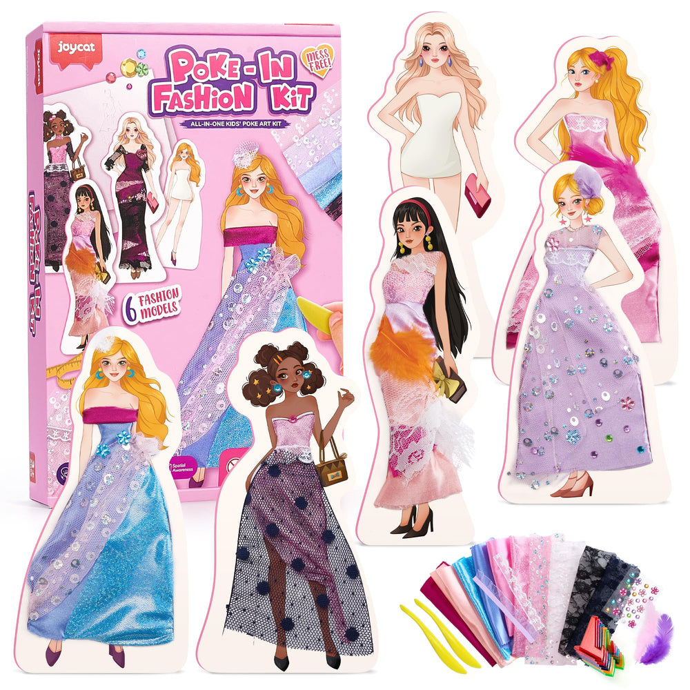 JoyCat poke-in fashion mannequins for easy, mess-free outfit design.