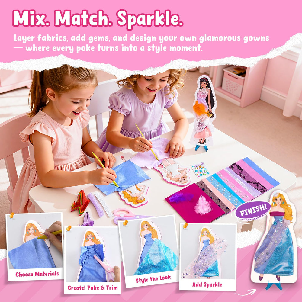JoyCat poke-in tools provide safe, precise crafting for young designers.