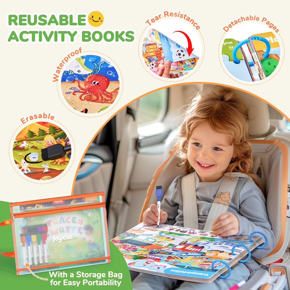 JoyCat dry erase markers used for reusable handwriting practice