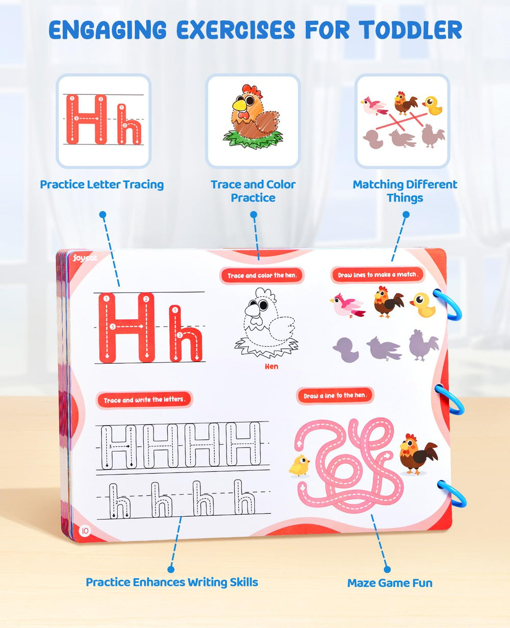 JoyCat removable rings section showing durable binding.