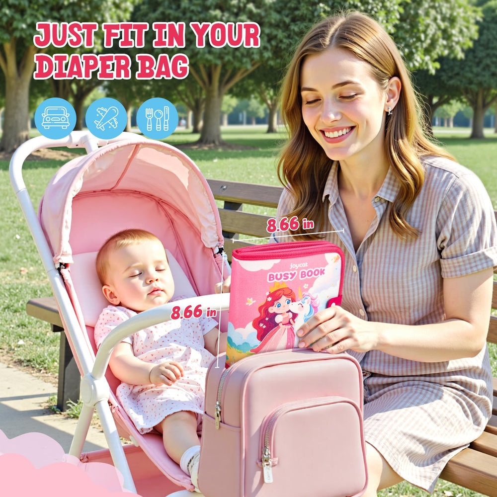JoyCat Princess Busy Book castle play page inspires make-believe adventures anytime.