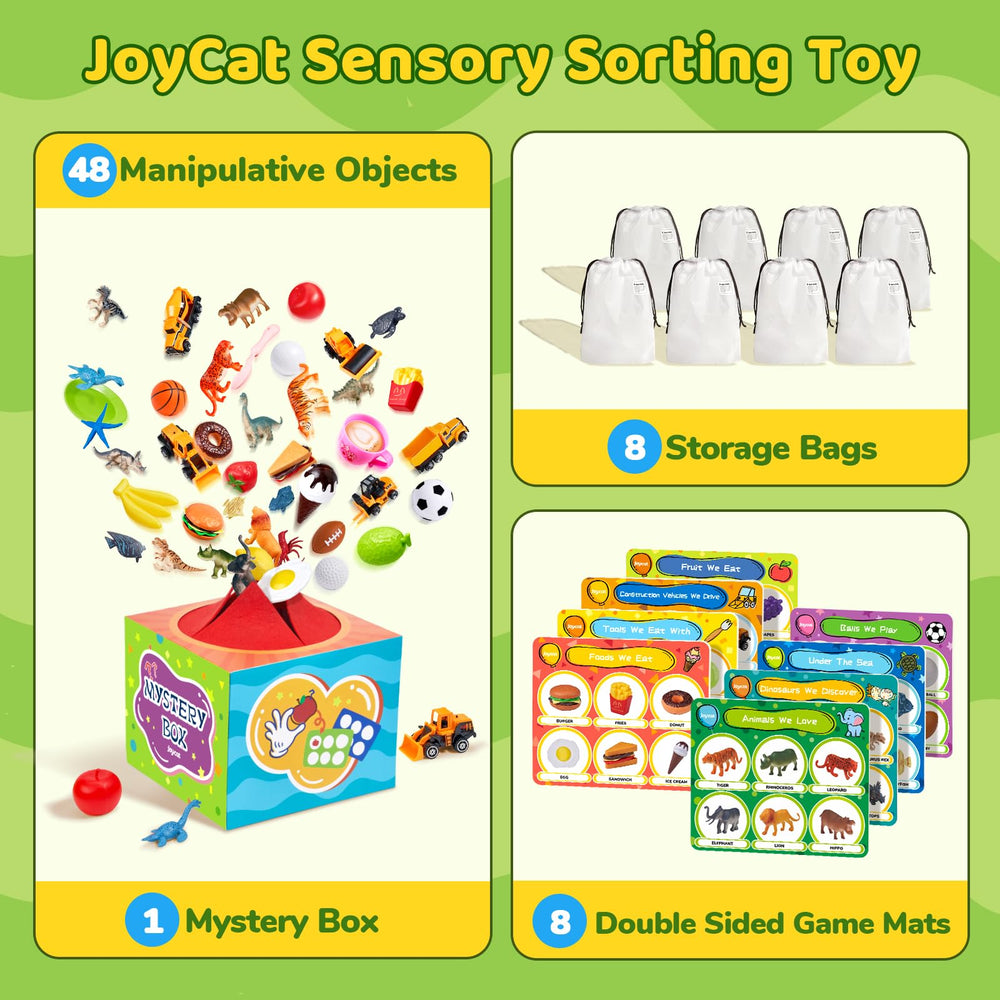 JoyCat sorting toys screen-free play, engaging hands-on activity away from screens.
