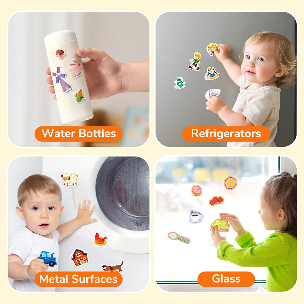 JoyCat portable sticker book with carry handle for travel and quiet play.