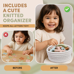 JoyCat storage box keeps letters organized and portable.