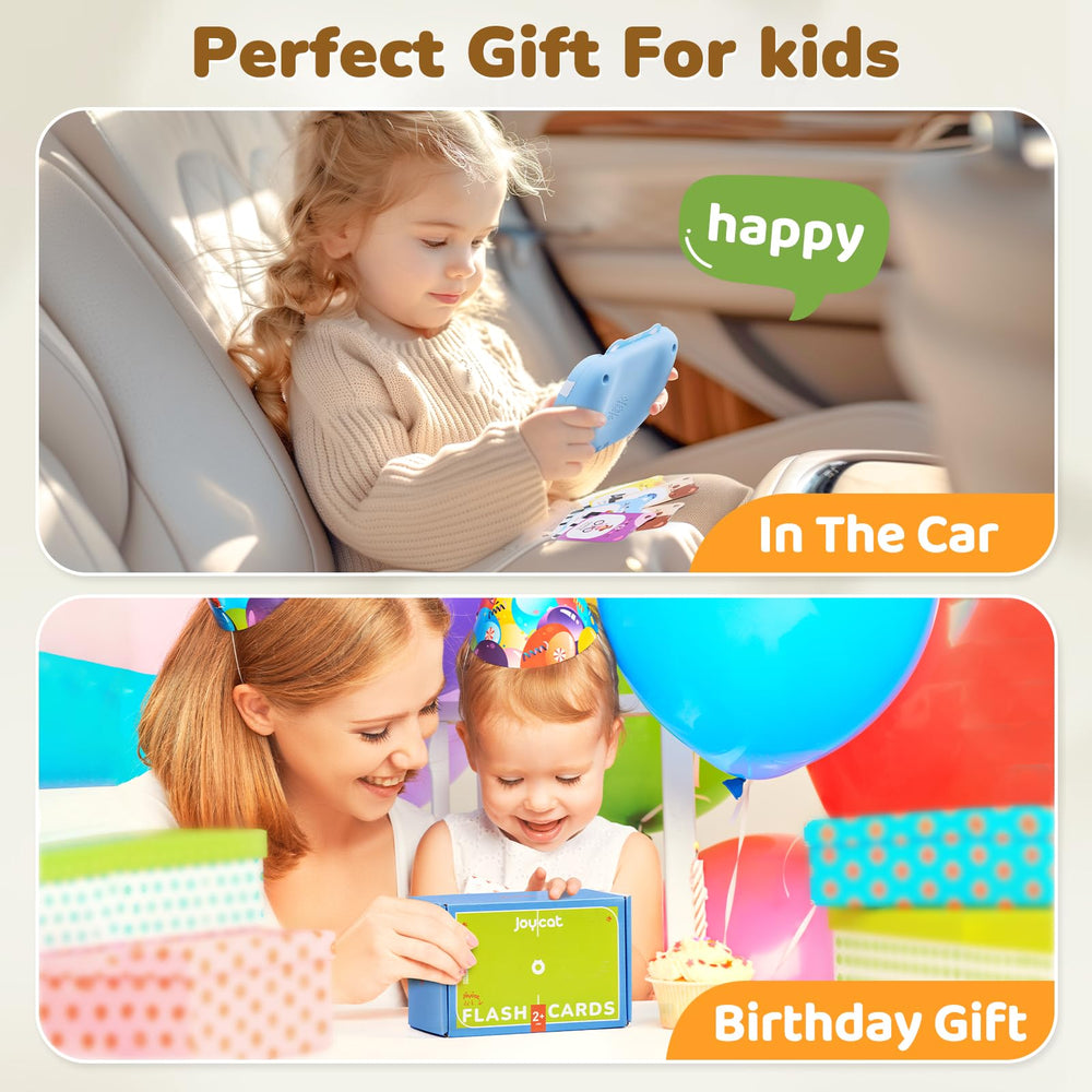 JoyCat reader and cards enable independent swapping for little hands
