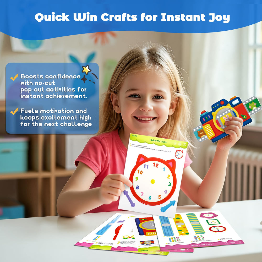 JoyCat scissor level 4 tearing crafts build dexterity and focus.
