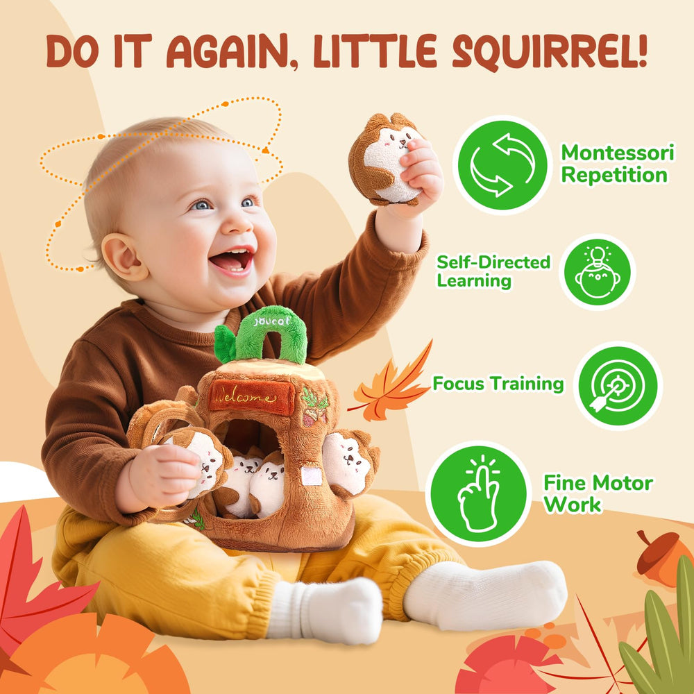 JoyCat treehouse soft fabrics ensure safe, gentle baby play.