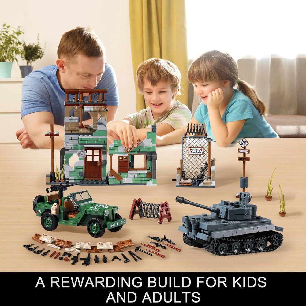 JOYCOLI WWII-themed elements fit major brick brands for expansion.