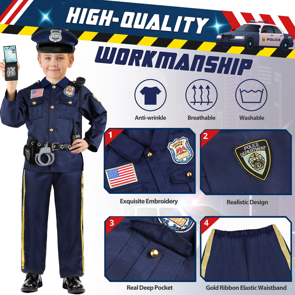 Joycover police hat completes the uniform for immersive role-play