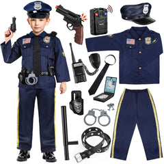 Joycover police officer costume kids set for imaginative play and role play