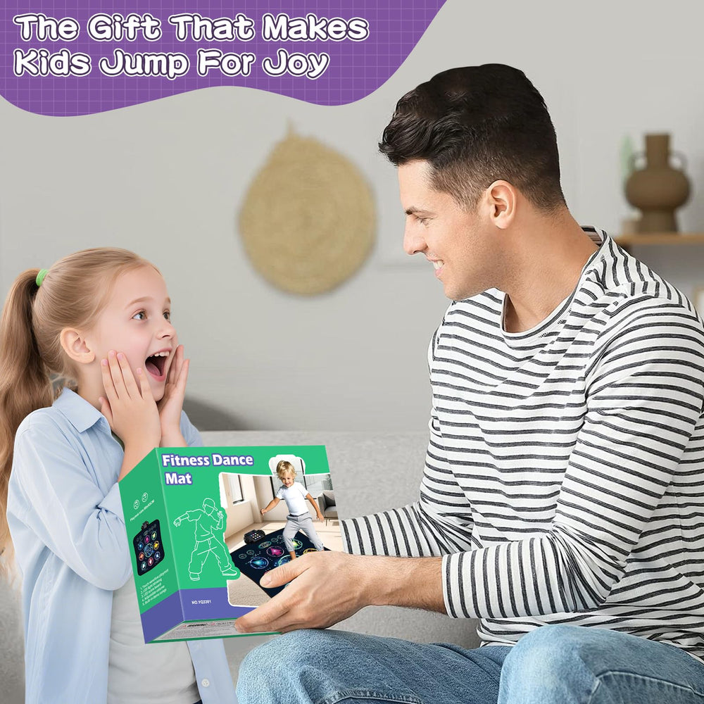 JOYCUDDLE dance mat makes a great gift for kids ages 3–12