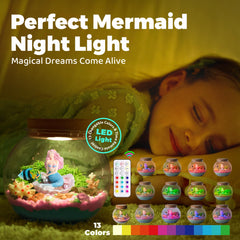 All sea elements and mermaid pieces arranged for an immersive ocean display