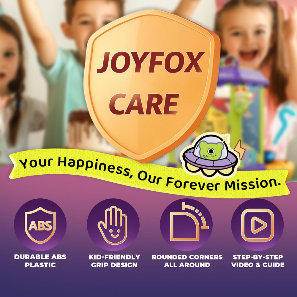 Joyfox durable ABS construction ensures safe, sturdy use for kids.