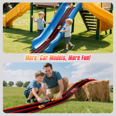 Imaginative layouts with Joyfresh Flex Track encouraging creative play and motor skills.