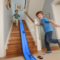 Joyfresh Flex Track stays compact and portable for travel and playdates.
