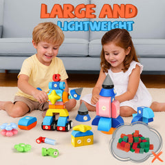 Joyfresh Montessori-inspired blocks spark imagination and early math skills.