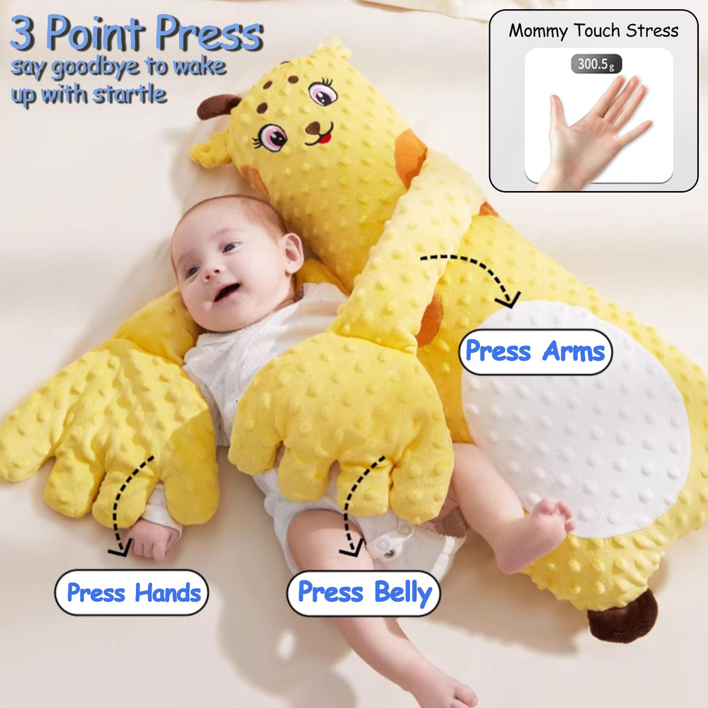 Joyfubabe infant-grade fabric provides soft baby touch.