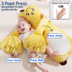 Joyfubabe infant-grade fabric provides soft baby touch.