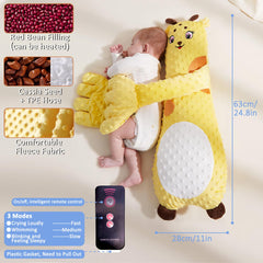 Joyfubabe soothing toy with remote control for customizable tapping.