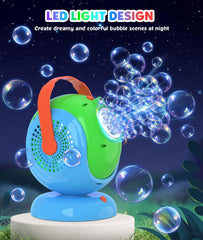 Joyfuture Bubble Machine is ideal for outdoor parties and backyard fun.