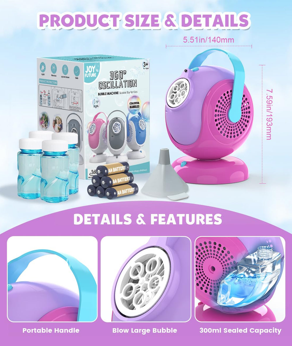 Joyfuture durable ABS construction ensures safe, sturdy bubble play.