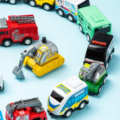 JOYIN city cars collection pull-back set inspires pretend-play adventures
