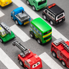 JOYIN shuttle bus pull-back vehicle helps cooperative play with friends