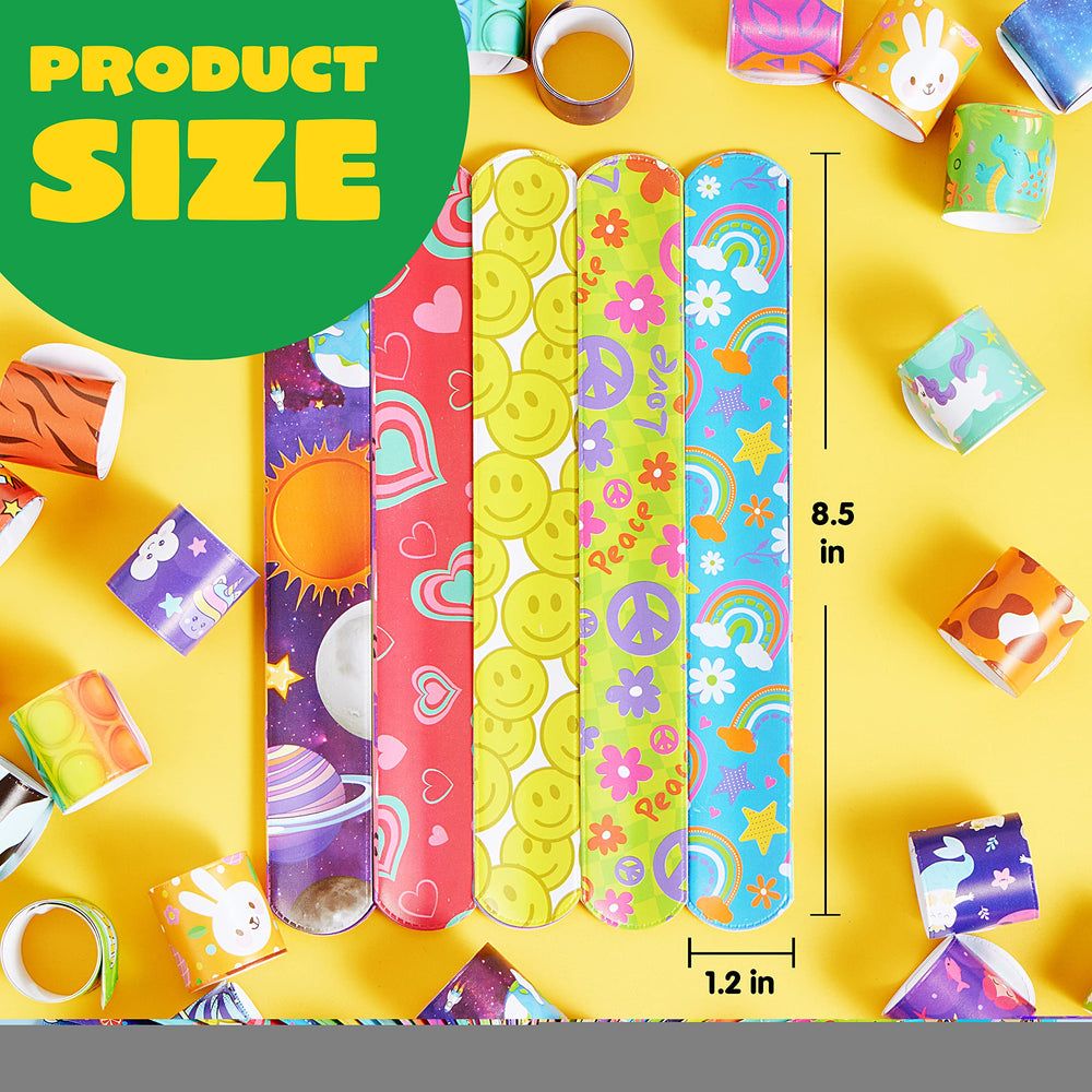 joyin 288-piece slap bracelets featuring galaxy designs, eye-catching for parties and events