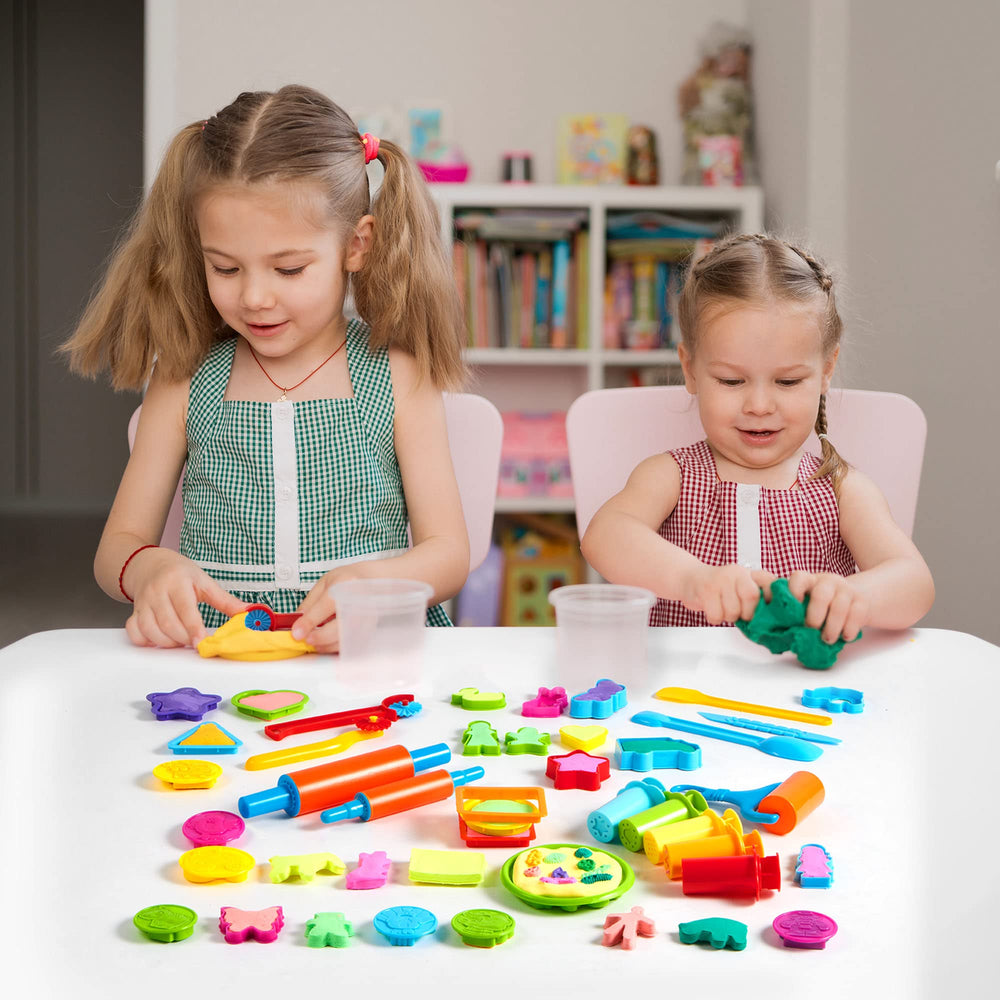 JOYIN 44-piece clay tools set kid-friendly cutters for easy project creation.