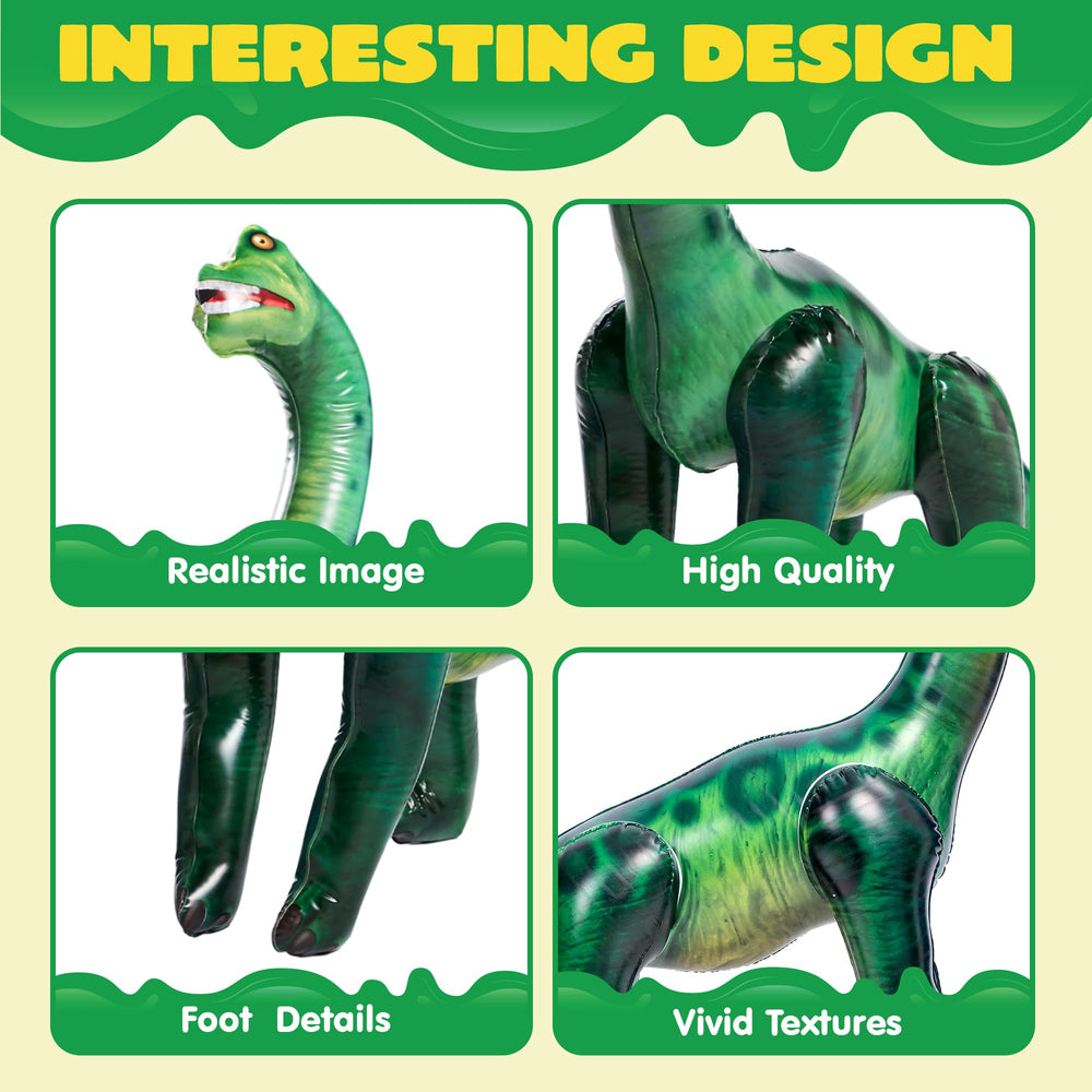 JOYIN 51-inch inflatable brachiosaurus as eye-catching birthday centerpiece