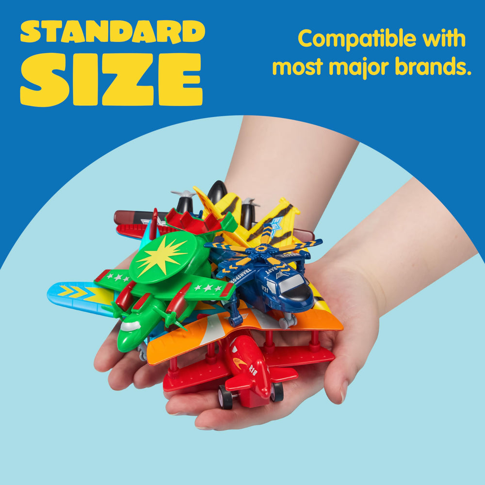 JOYIN airplane with manually rotated propellers for interactive fun
